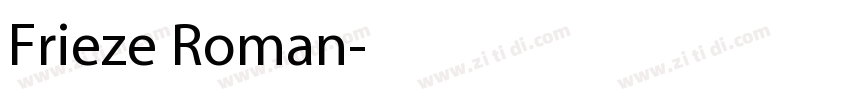 Frieze Roman字体转换